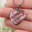 Topnicegifts Daughter Necklace - Heart Necklace My Dear Daughter You Are The Most Beautiful Thing I Keep In My Heart