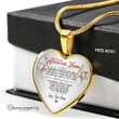 Topnicegifts Daughter Necklace - Heart Necklace To My Dearest Mom You Held My Hand For Many Years Supported Me Throught