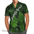 Topnicegifts Tropical fern leaves jungle leaves green AOP Hawaii Beach Shirt