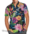 Topnicegifts Beautiful vintage floral AOP Hawaii Beach Shirt