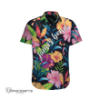 Topnicegifts Beautiful vintage floral AOP Hawaii Beach Shirt