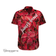 Topnicegifts Beautiful plants with bright red leaves AOP HAWAII shirt
