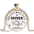 Topnicegifts Daughter Necklace - Circle Necklace To My Daughter  And Father The Love Between Father And Daughter Is Forever