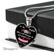 Topnicegifts Daughter Necklace - Heart Necklace To My Daughter You Will Always Be My Baby Girl I Love You