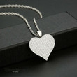 Topnicegifts Daughter Necklace - Heart Necklace To My Daughter A Piece Of My Heart Lives In Heaven In Memory
