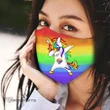 Topnicegifts LGBT Pride Unicorn EZ06 2704 Face Mask