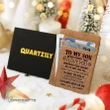 Topnicegifts Dad To Son - Never Forget That - Card Wallet