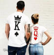 Topnicegifts King & Queen Card Shirts
