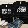 Topnicegifts Muscles & Boobs Shirts