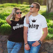 Topnicegifts King & Queen Shirts