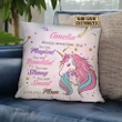 Topnicegifts Unicorn Mom To Daughter You Are Magical Customized Pillow