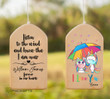 Topnicegifts Listen to the wind and know that i am near Wind Chimes