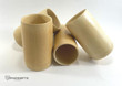 Topnicegifts Reusable Natural Bamboo Wood Drinking Cup 12 oz