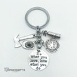 Topnicegifts Fireman Keychain Fire Department Key Ring Fireman Gift Fireman Wife Gift Lady Fireman Souvenir