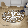 Topnicegifts Viking Symbol Round Carpet