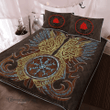 Topnicegifts Viking Raven Quilt Bedding Set