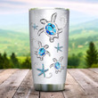 Topnicegifts Sea Turtle Jewelry Style Personalized Stainless Steel Tumbler