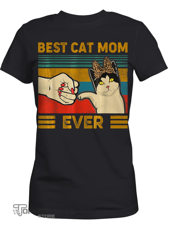 Topnicegifts best cat mom ever fist bump