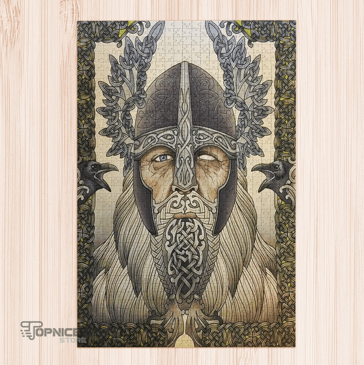 Topnicegifts Viking Portrait Puzzle