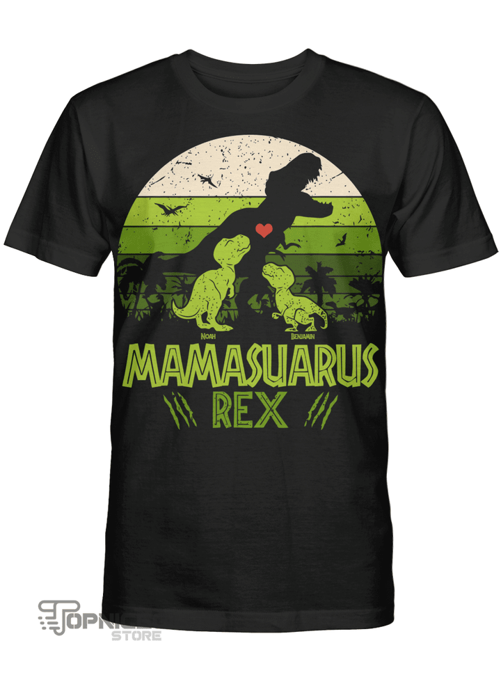 Topnicegifts Auntiesaurus Dinosaur T-Shirt