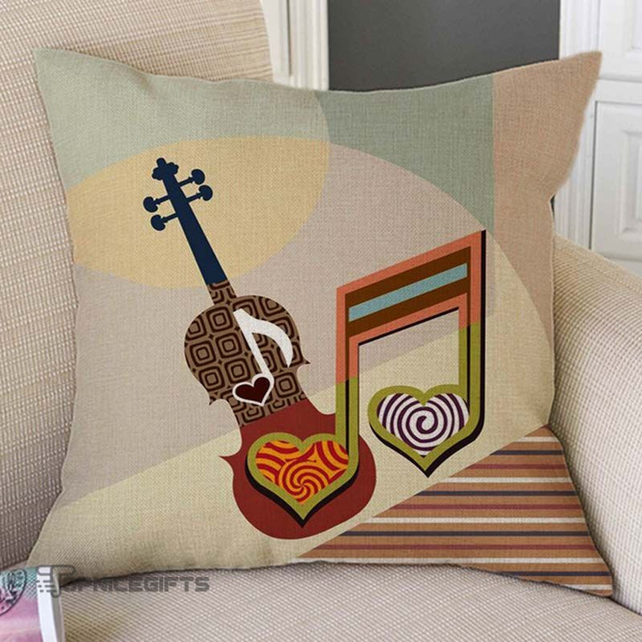 Topnicegifts Musical Instruments Home Decor Pillow Case