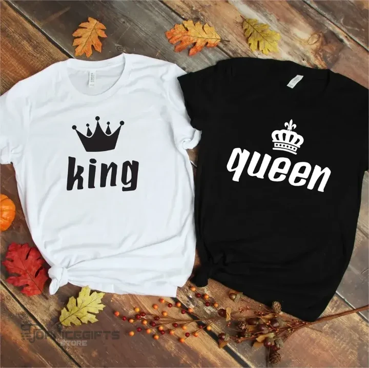 Topnicegifts King & Queen Shirts