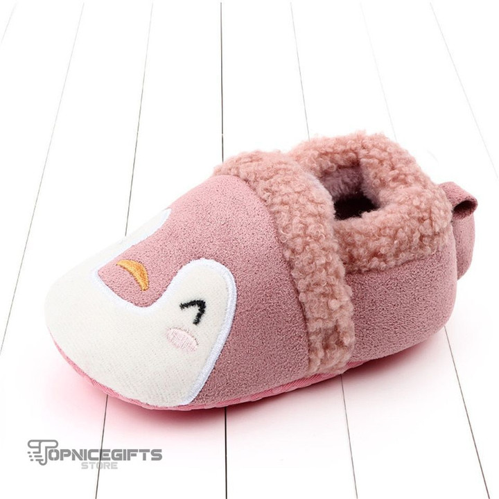 Topnicegifts Baby Shoes Adorable Infant Slippers Toddler Baby Boy Girl Knit Crib Shoes Cute Cartoon Anti-slip Prewalker Baby Slippers