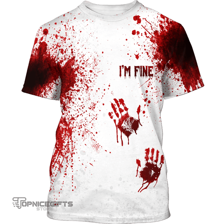 Topnicegifts Famille - Halloween Blood Tshirt, Sweatshirt, Hoodie, Hawaiian Shirt