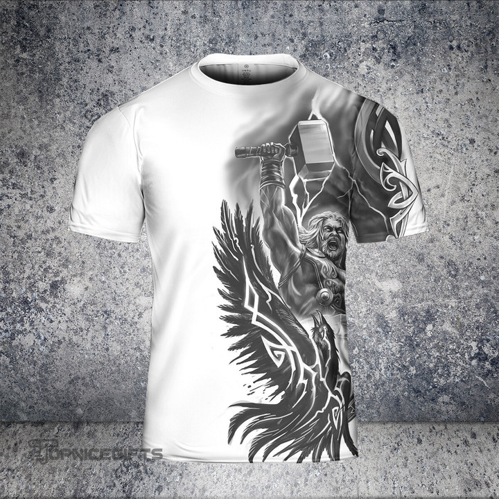 Viking T Shirt Odin Raven | norse t shirts