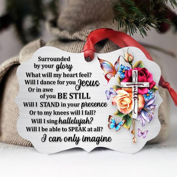 Will I Stand In Your Presence - Lovely Flower Aluminium Ornament HH175B