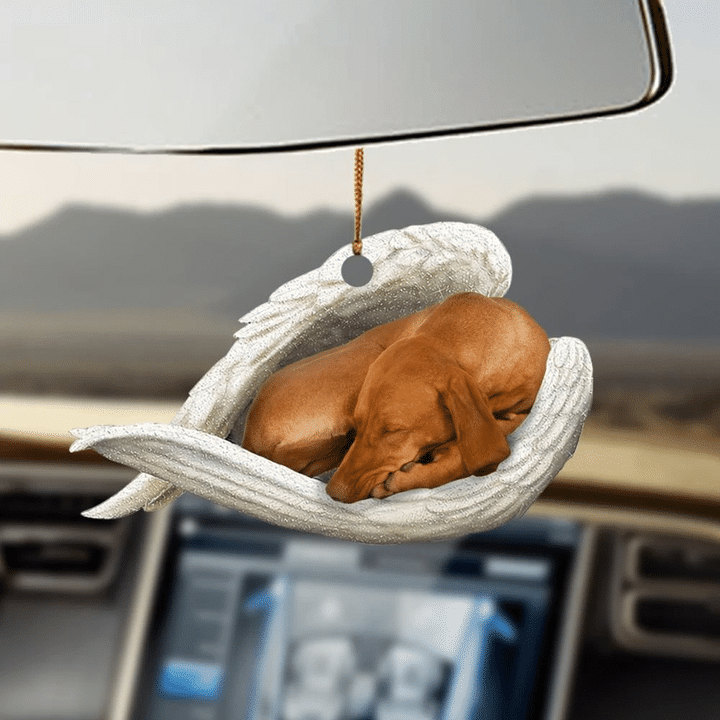 Vizsla sleeping angel vizsla lovers dog moms ornament