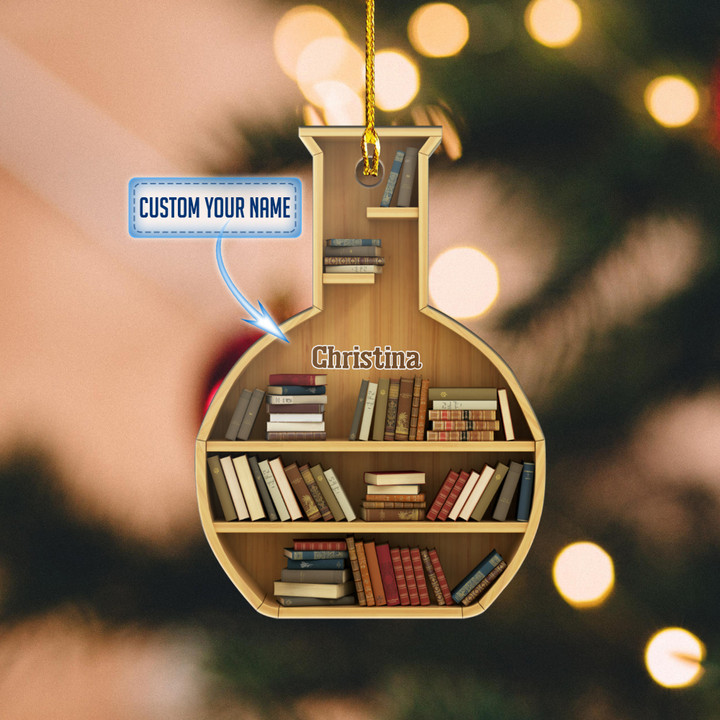 Personalized Book Lover Chemical XS0611024YC Ornaments