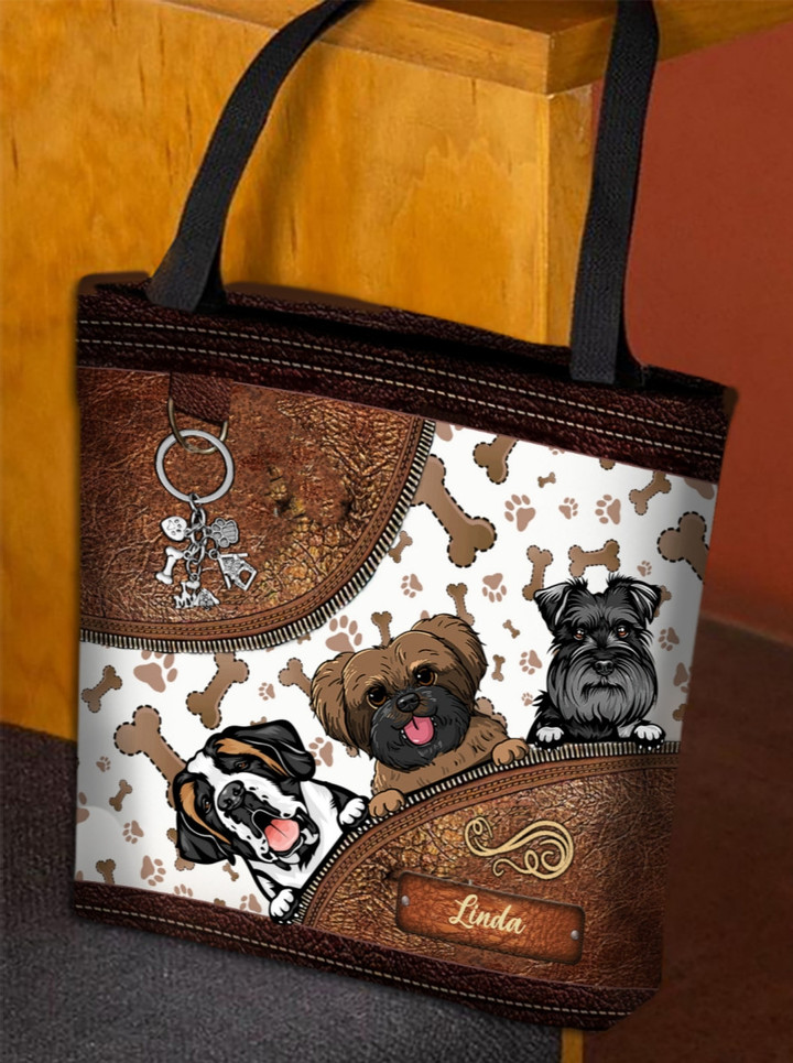 Dog Lover Personalized All Over Tote Bag - TO021PS