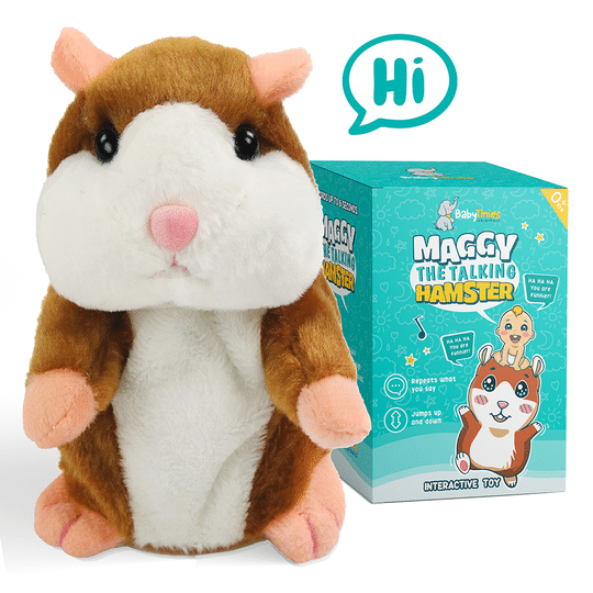 MAGGY THE ORIGINAL TALKING HAMSTER TOY (REPEATS WHAT YOU SAY!)