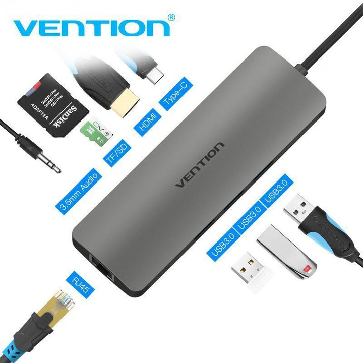 Vention USB C Hub 9 in 1 HDMI