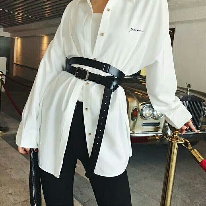Chic Suede Leather Belt