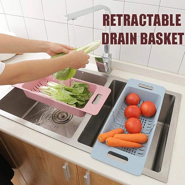 Adjustable Retractable Drain Basket