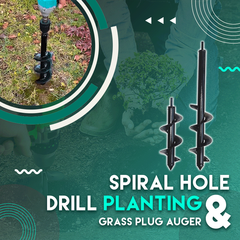 Spiral Hole Drill Planting & Grass Plug Auger