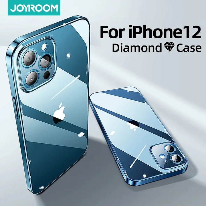 Clear Case For iPhone 12 11 Pro Max Back PC+TPU Shockproof Full Lens Protection Cover For iPhone 12mini Transparent Case