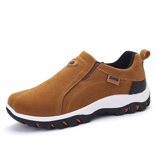 Men's Walking Shoes Slip-On Comfortable Anti-slip Sneakers Footwear Breathable Big Size