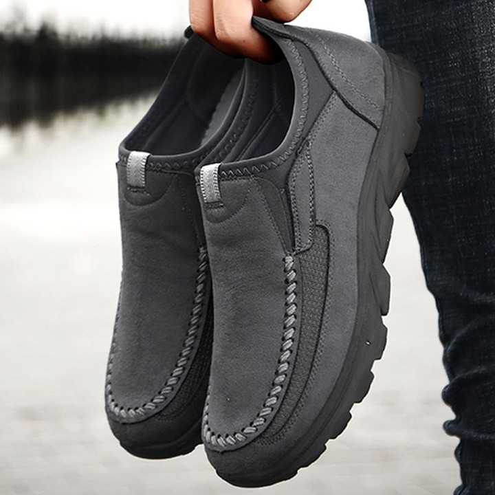 Men Casual Shoes Breathable Loafers Sneakers Comfortable Flat Handmade Retro Leisure Loafers Shoes Men Shoes
