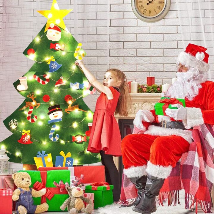 (🎄CHRISTMAS SALE NOW-48% OFF)Felt Christmas Tree Kid Craft(BUY 2 GET FREE SHIPPING)