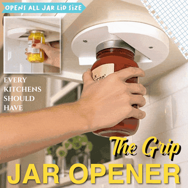 (🎅EARLY CHRISTMAS SALE - 50% OFF) Jar Opener Multi-Function Cap Opener Under Cabinet