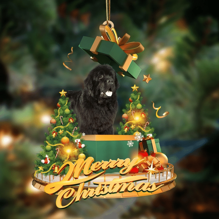 Newfoundland-Christmas Gifts&dogs Hanging Ornament
