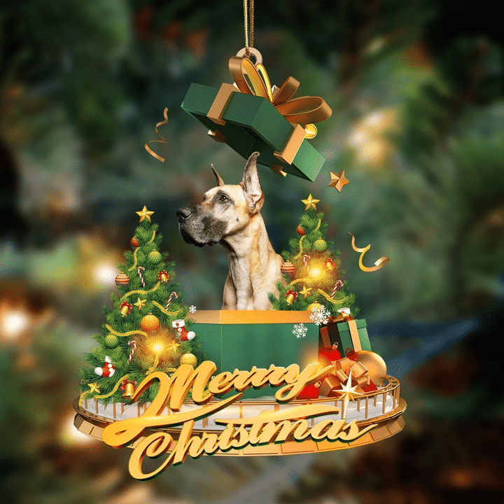 Great Dane-Christmas Gifts&dogs Hanging Ornament