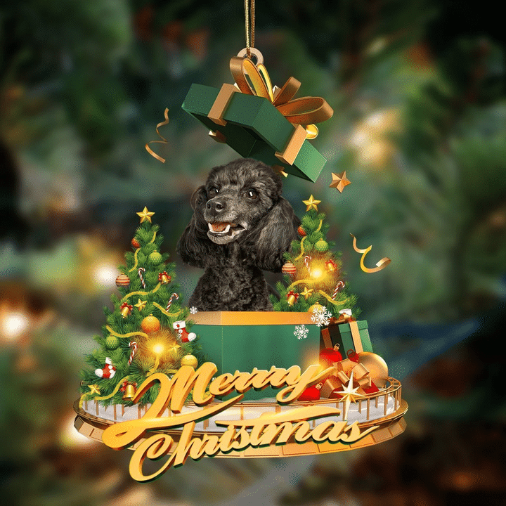 Poodle-Christmas Gifts&dogs Hanging Ornament