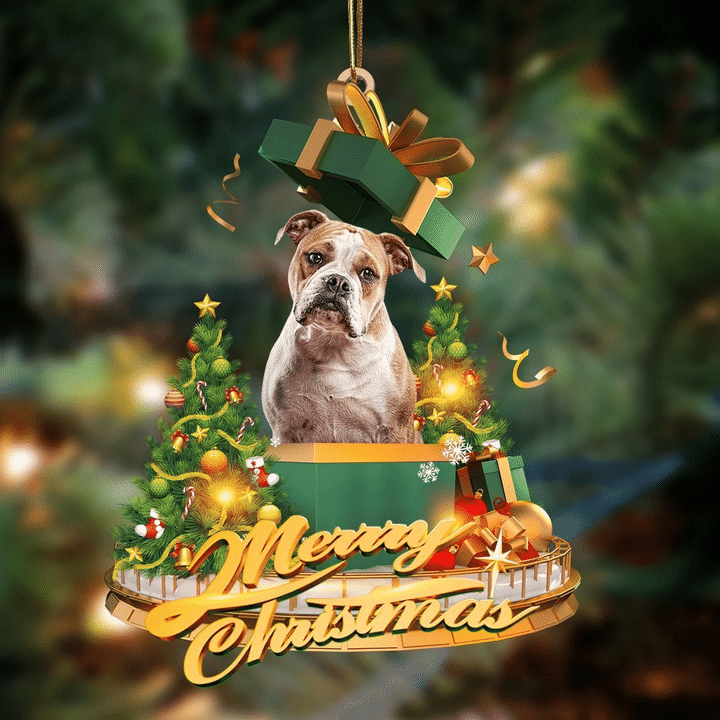 American Bulldog-Christmas Gifts&dogs Hanging Ornament