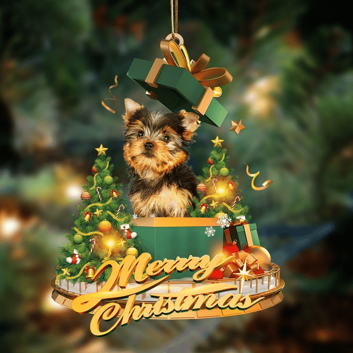 Yorkshire Terrier-Christmas Gifts&dogs Hanging Ornament