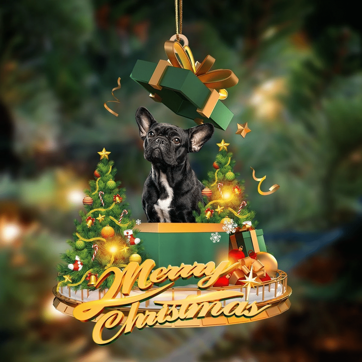 French Bulldog 4-Christmas Gifts&dogs Hanging Ornament