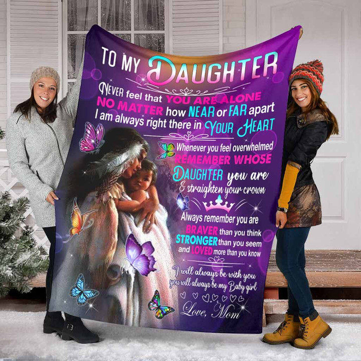 To My Daughter - Native American Blanket